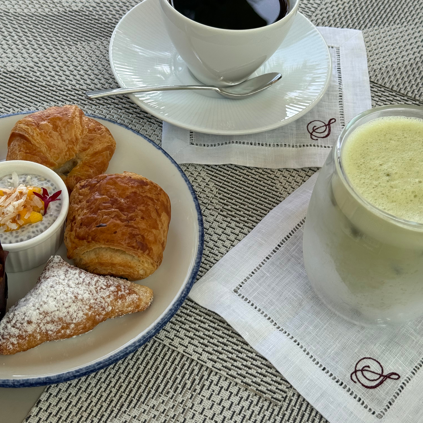 Single Initial Cocktail Napkin (Set of 4)