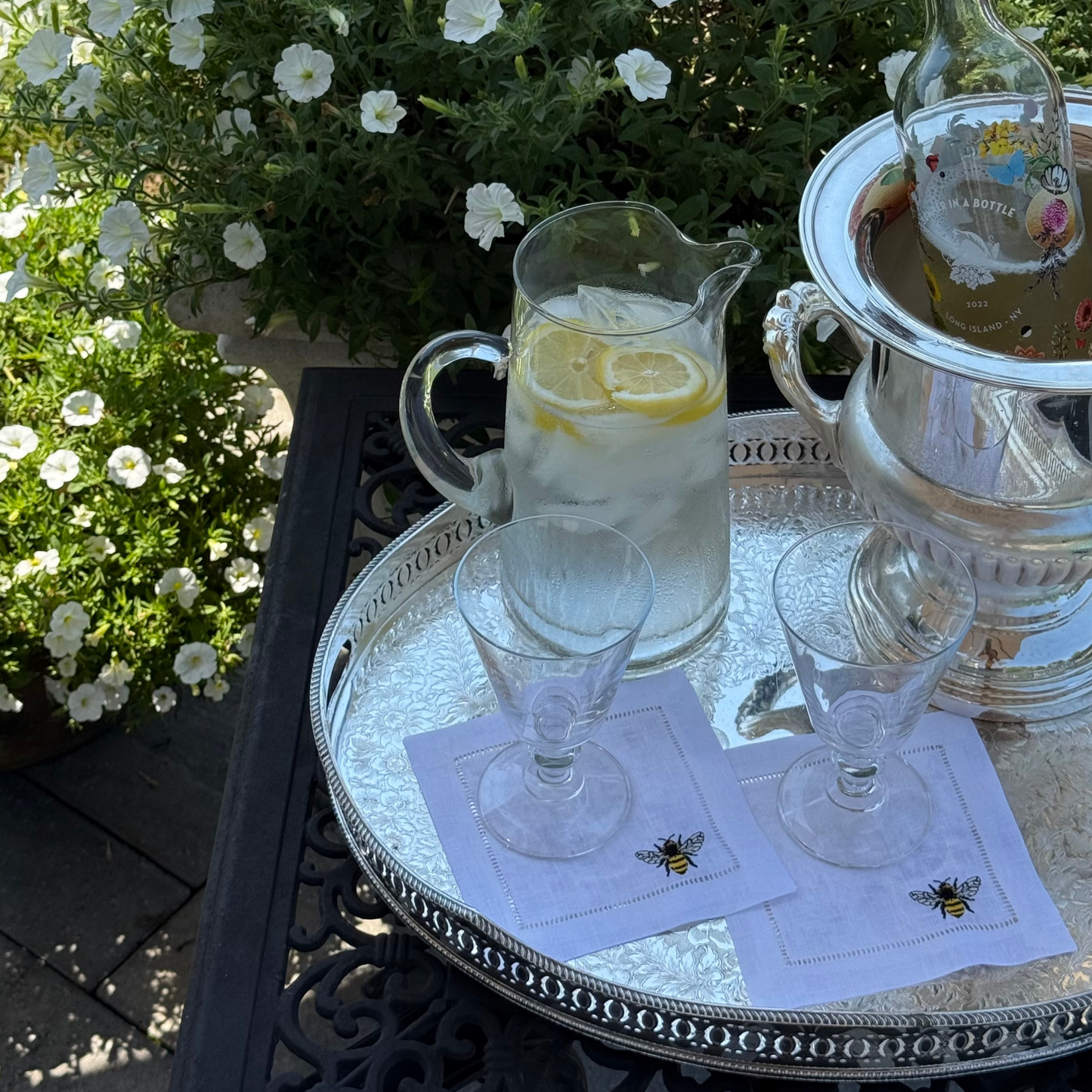 Honey Bee Cocktail Napkins (Set of 4)