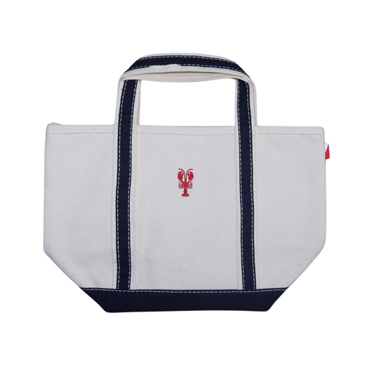 Small Navy Lobster Tote
