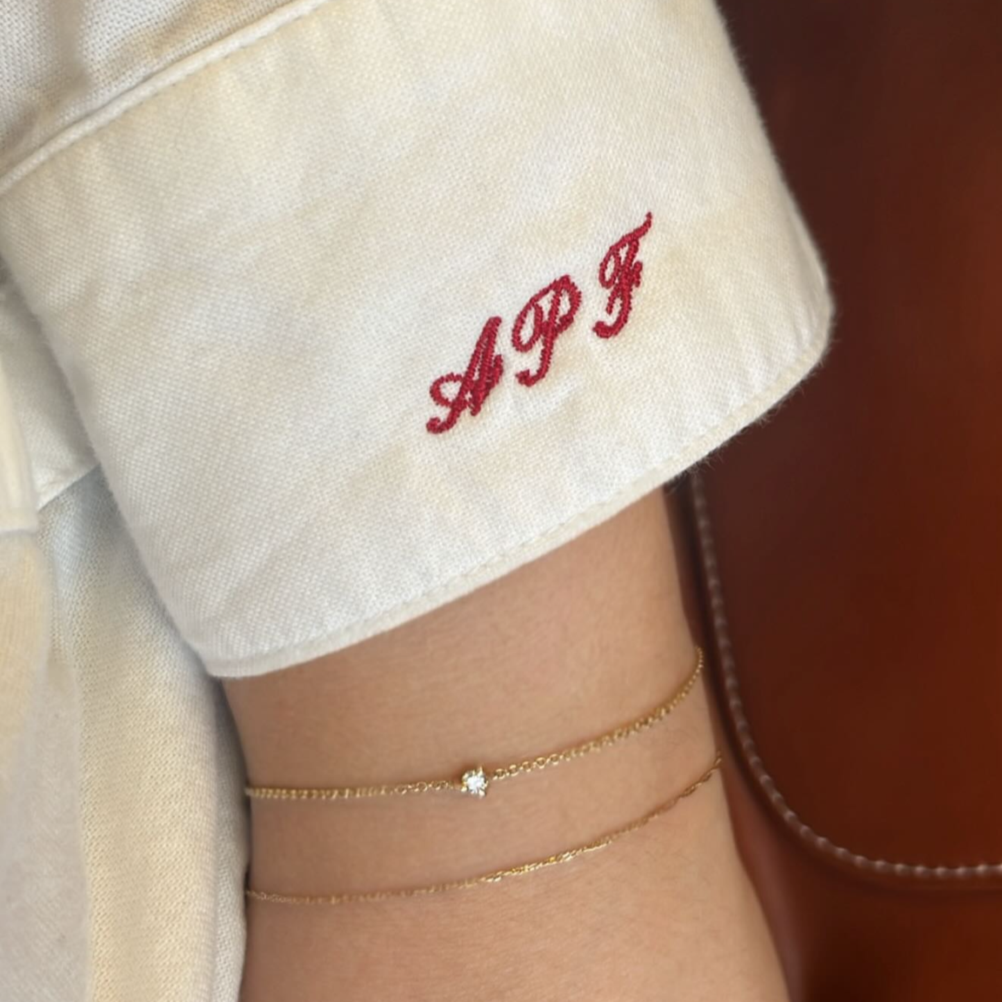 White Custom Boyfriend Button-Down