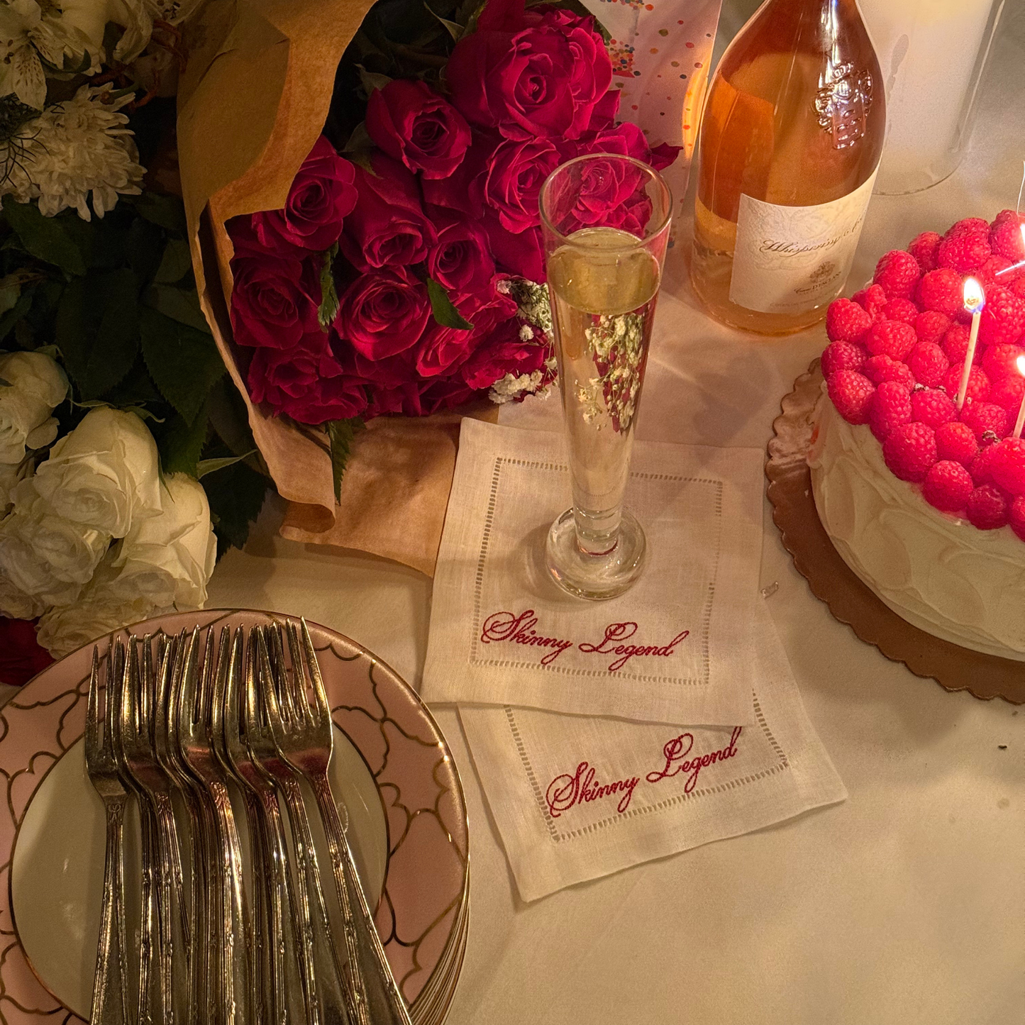 Custom Cocktail Napkins (Set of 4)